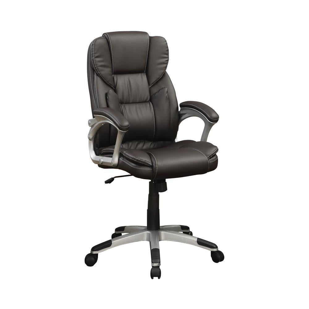 Transitional Dark Brown Office Chair - Furnish 4 Less 98 (NY)*