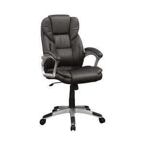 Transitional Dark Brown Office Chair - Furnish 4 Less 98 (NY)*