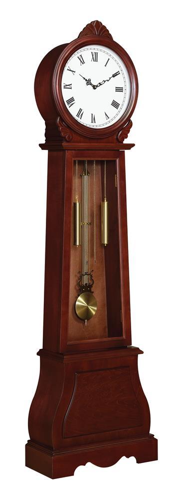 Transitional Brown Grandfather Clock - Furnish 4 Less 98 (NY)*