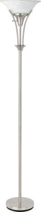 Transitional Silver Floor Lamp - Furnish 4 Less 98 (NY)*