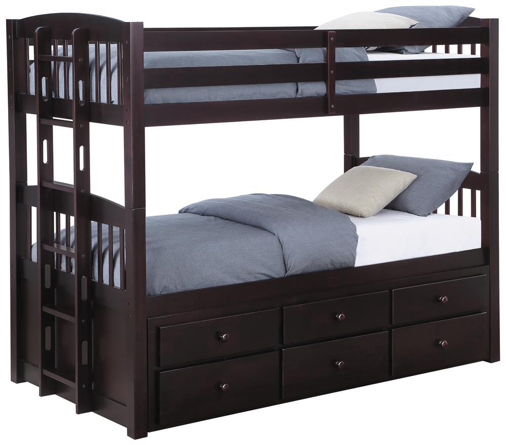 Kensington Cappuccino Bunk Bed - Furnish 4 Less 98 (NY)*