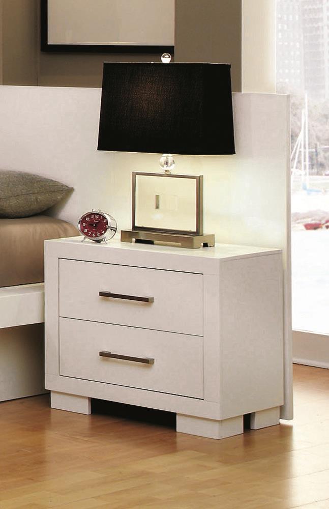 Jessica Nightstand Panels White (Set of 2) image