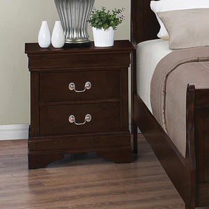 Louis Philippe Two Drawer Nightstand - Furnish 4 Less 98 (NY)*