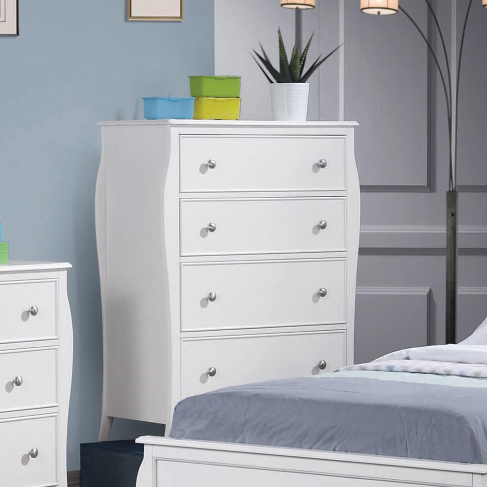 Dominique French Country White Chest - Furnish 4 Less 98 (NY)*