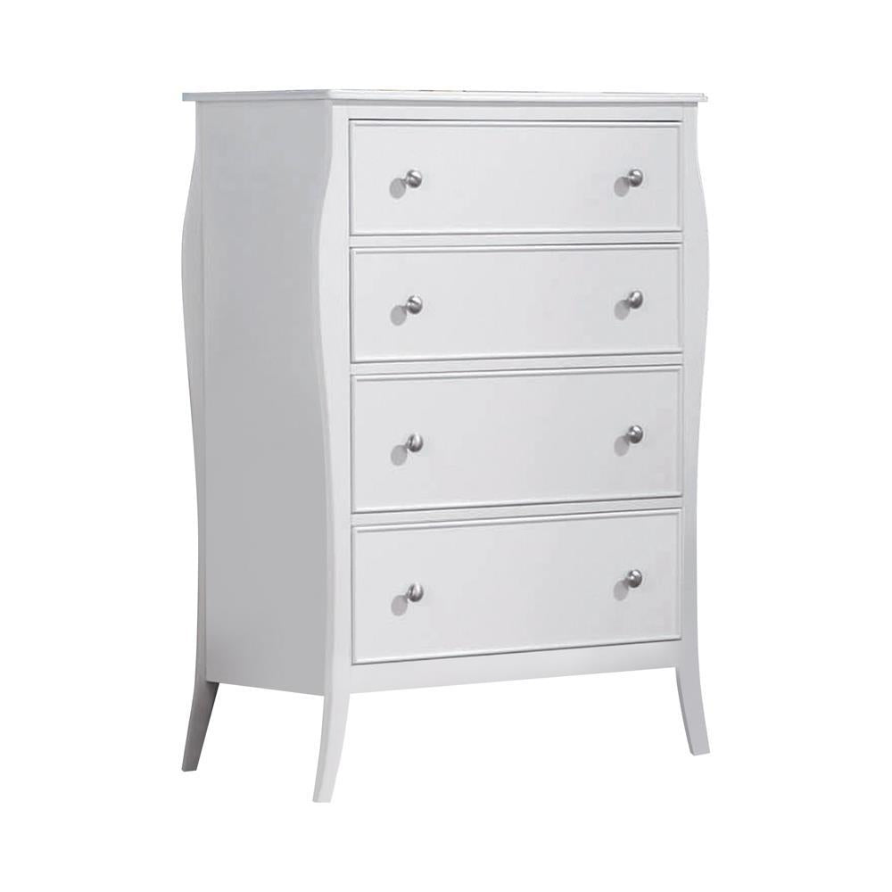 Dominique French Country White Chest - Furnish 4 Less 98 (NY)*