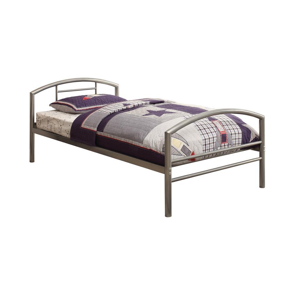 Baines Casual Silver Twin Bed - Furnish 4 Less 98 (NY)*