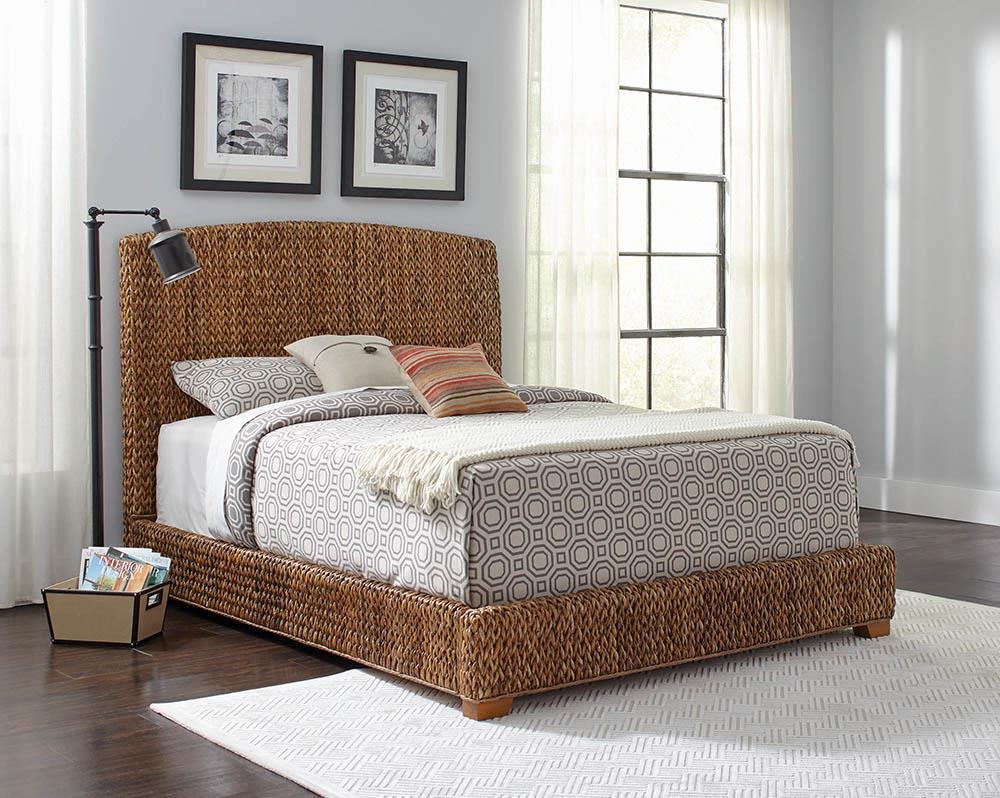 Laughton Rustic Brown  California King Bed - Furnish 4 Less 98 (NY)*