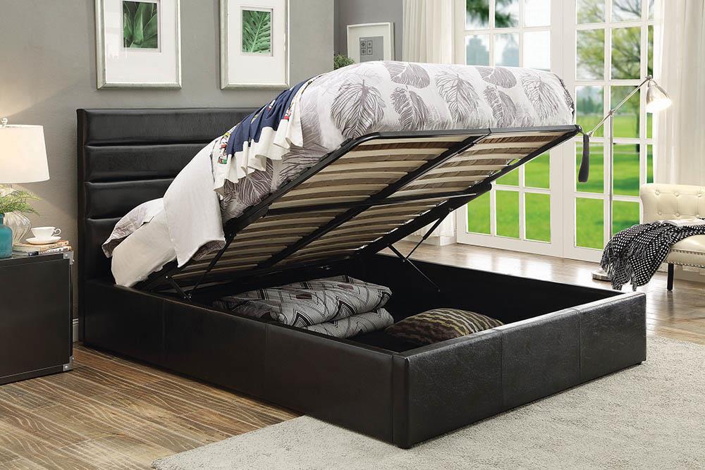 Riverbend Casual Black Full Storage Bed - Furnish 4 Less 98 (NY)*