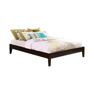 Hounslow Cappuccino Queen Platform Bed - Furnish 4 Less 98 (NY)*