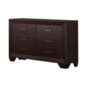 Fenbrook Dark Cocoa Six Drawer Dresser