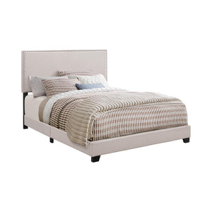 Boyd Upholstered Ivory Full Bed - Furnish 4 Less 98 (NY)*