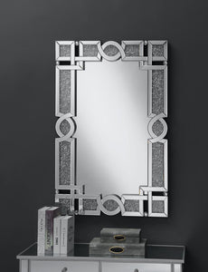 Ornate Silver Wall Mirror - Furnish 4 Less 98 (NY)*