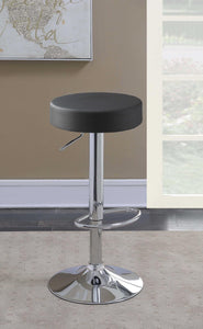 G102558 Black Faux Leather Adjustable Bar Stool - Furnish 4 Less 98 (NY)*