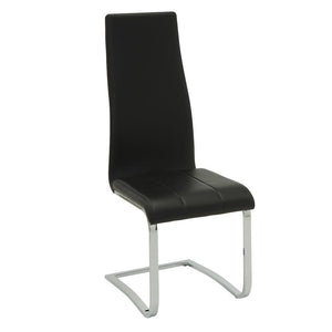 G102310 Contemporary Black and Chrome Dining Chair - Furnish 4 Less 98 (NY)*