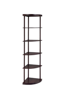 G800279 Casual Cappuccino Corner Bookcase