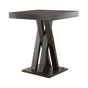 G100520 Contemporary Cappuccino Bar Height Table - Furnish 4 Less 98 (NY)*