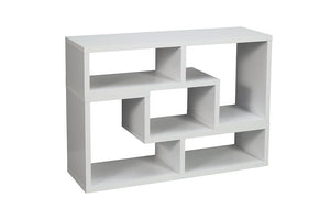 Velma Convertible TV Console and Bookcase White