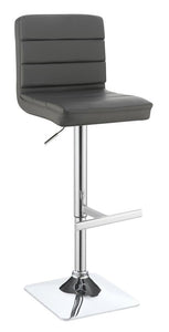 G120696 Contemporary Chrome Adjustable Bar Stool - Furnish 4 Less 98 (NY)*