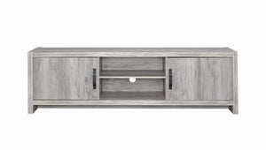 Burke 2-drawer TV Console Grey Driftwood