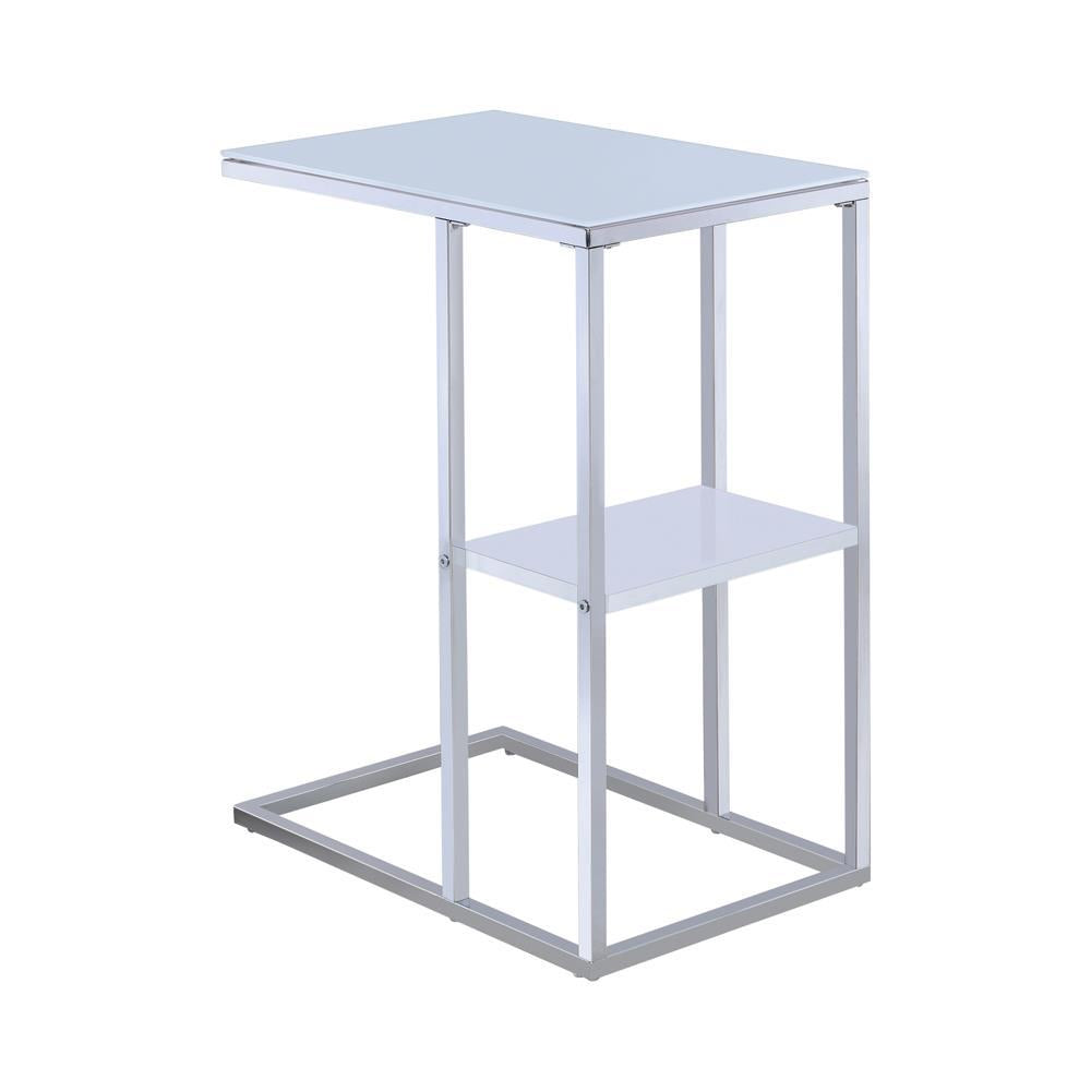 G904018 Contemporary Chrome Snack Table - Furnish 4 Less 98 (NY)*