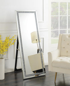 G961421 Silver Standing Cheval Mirror - Furnish 4 Less 98 (NY)*