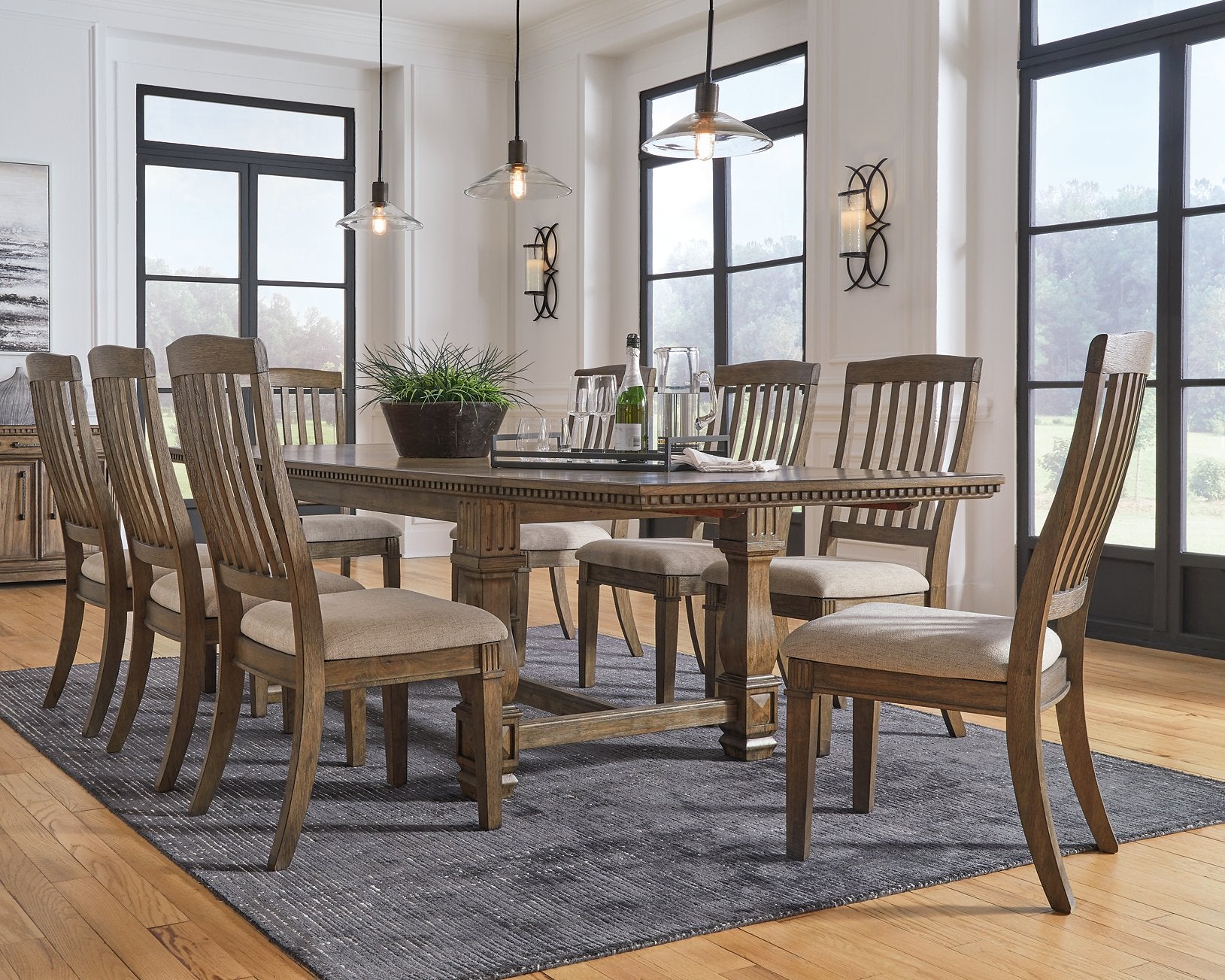 Markenburg 9-Piece Dining Package - Furnish 4 Less 98 (NY)*