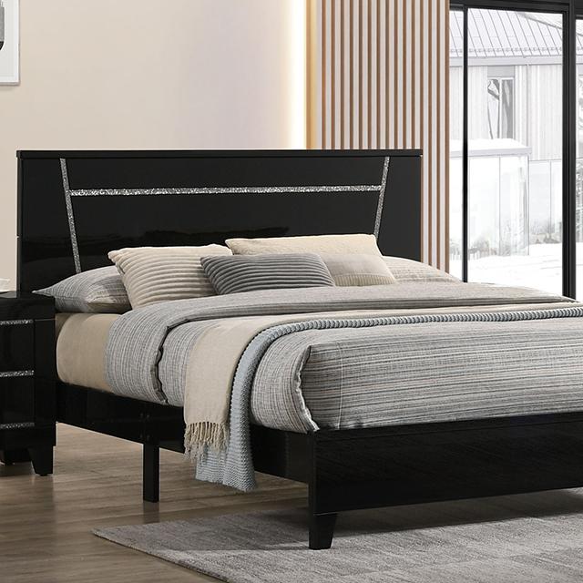 MAGDEBURG Cal.King Bed, Black image