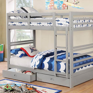 California IV Gray Twin/Twin Bunk Bed image