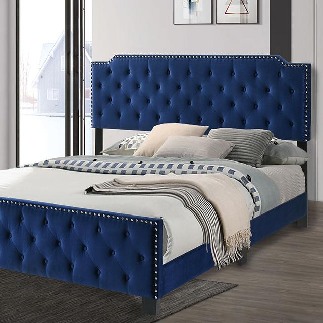 CHARLIZE Cal.King Bed, Navy image