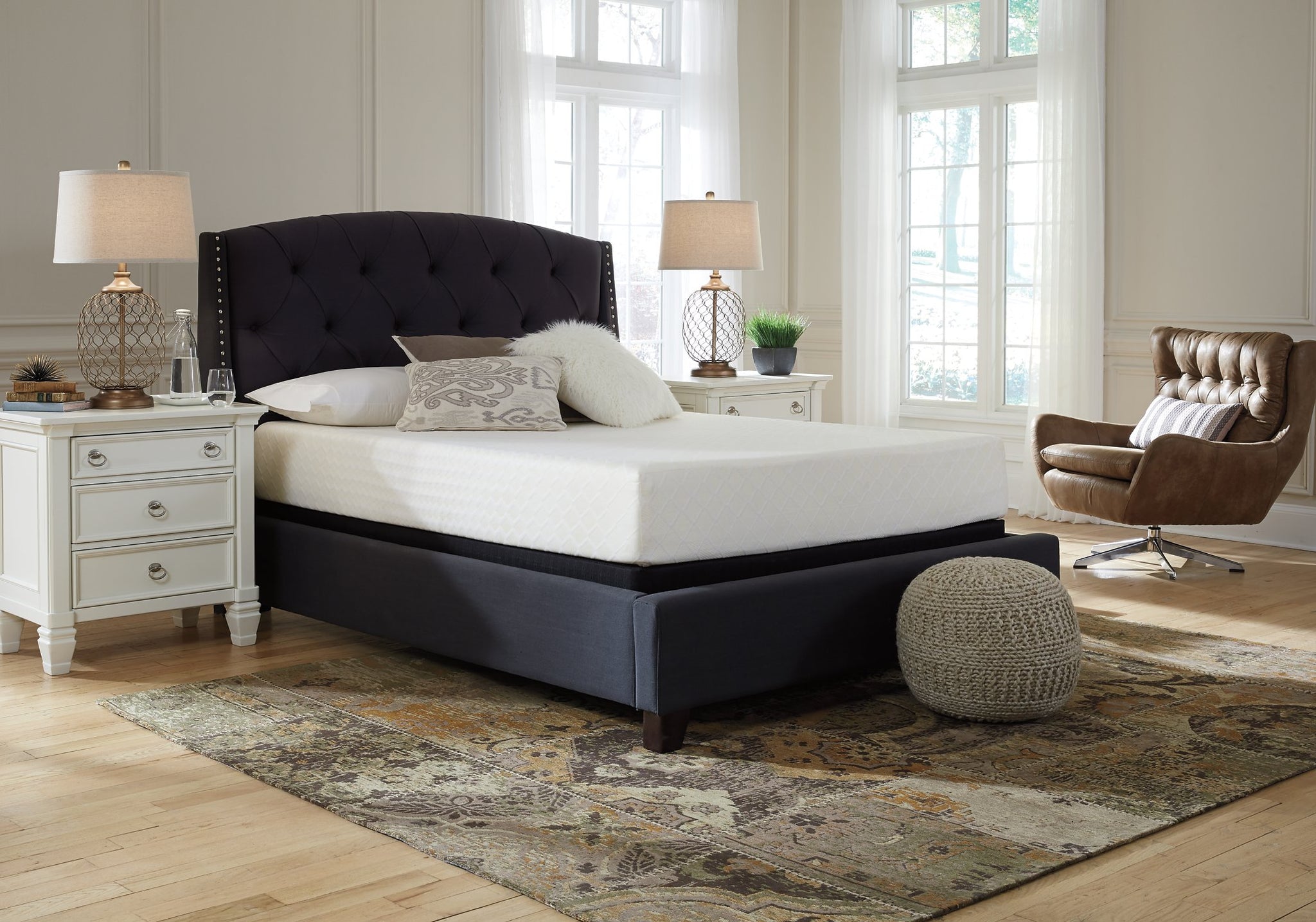 10 Inch Chime Memory Foam Mattress in a Box - Furnish 4 Less 98 (NY)*