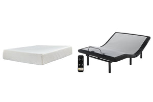 Chime 12 Inch Memory Foam 2-Piece  Mattress Package - Furnish 4 Less 98 (NY)*