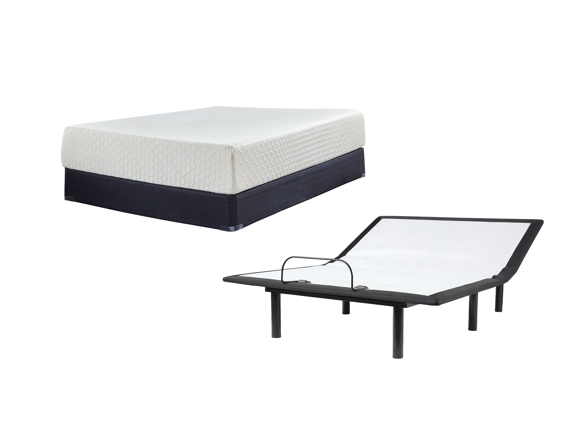 Chime 12 Inch Memory Foam 2-Piece  Mattress Package - Furnish 4 Less 98 (NY)*