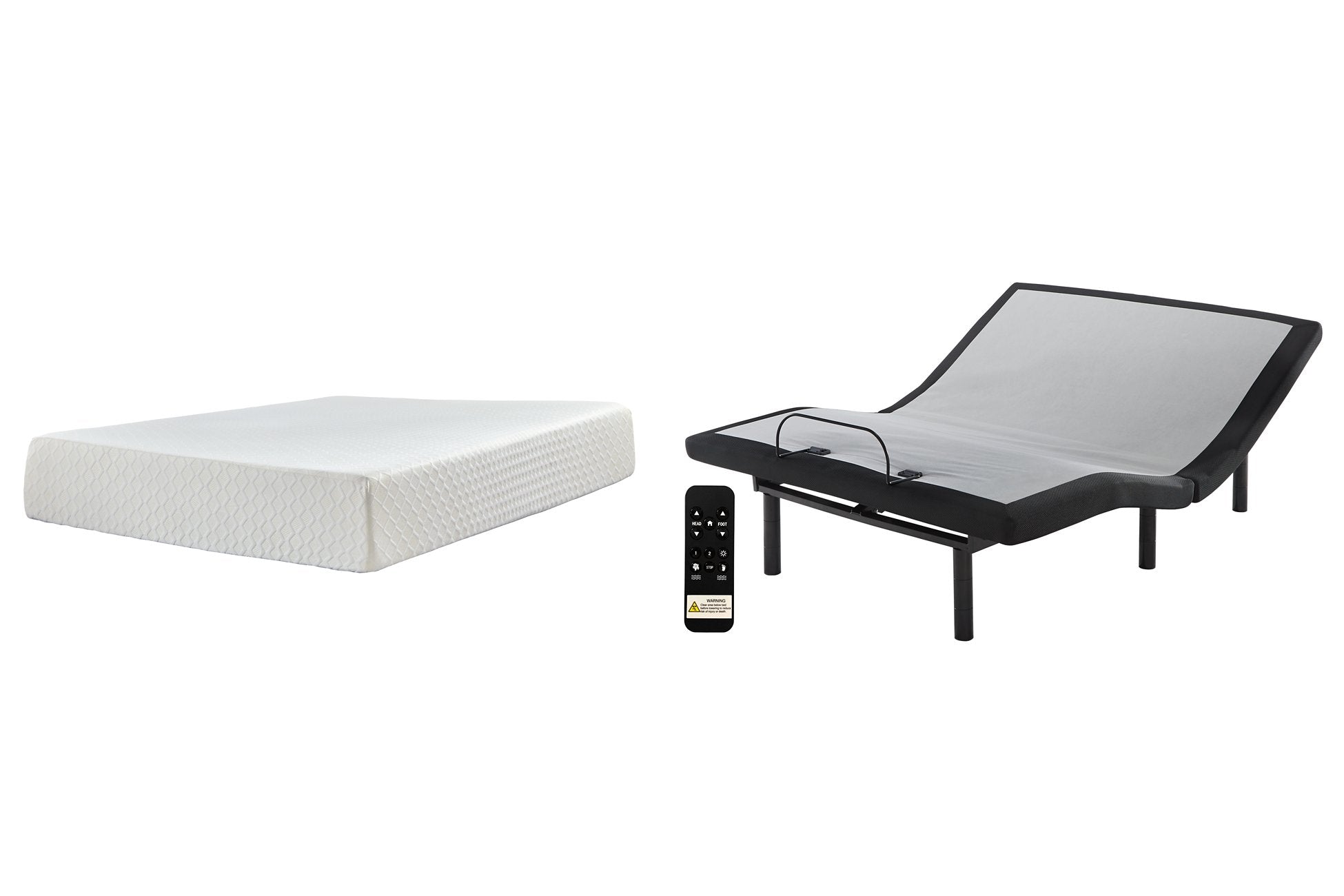 Chime 12 Inch Memory Foam 2-Piece  Mattress Package