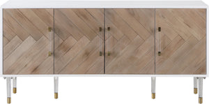 Jive White Lacquer Sideboard/Buffet - Furnish 4 Less 98 (NY)*