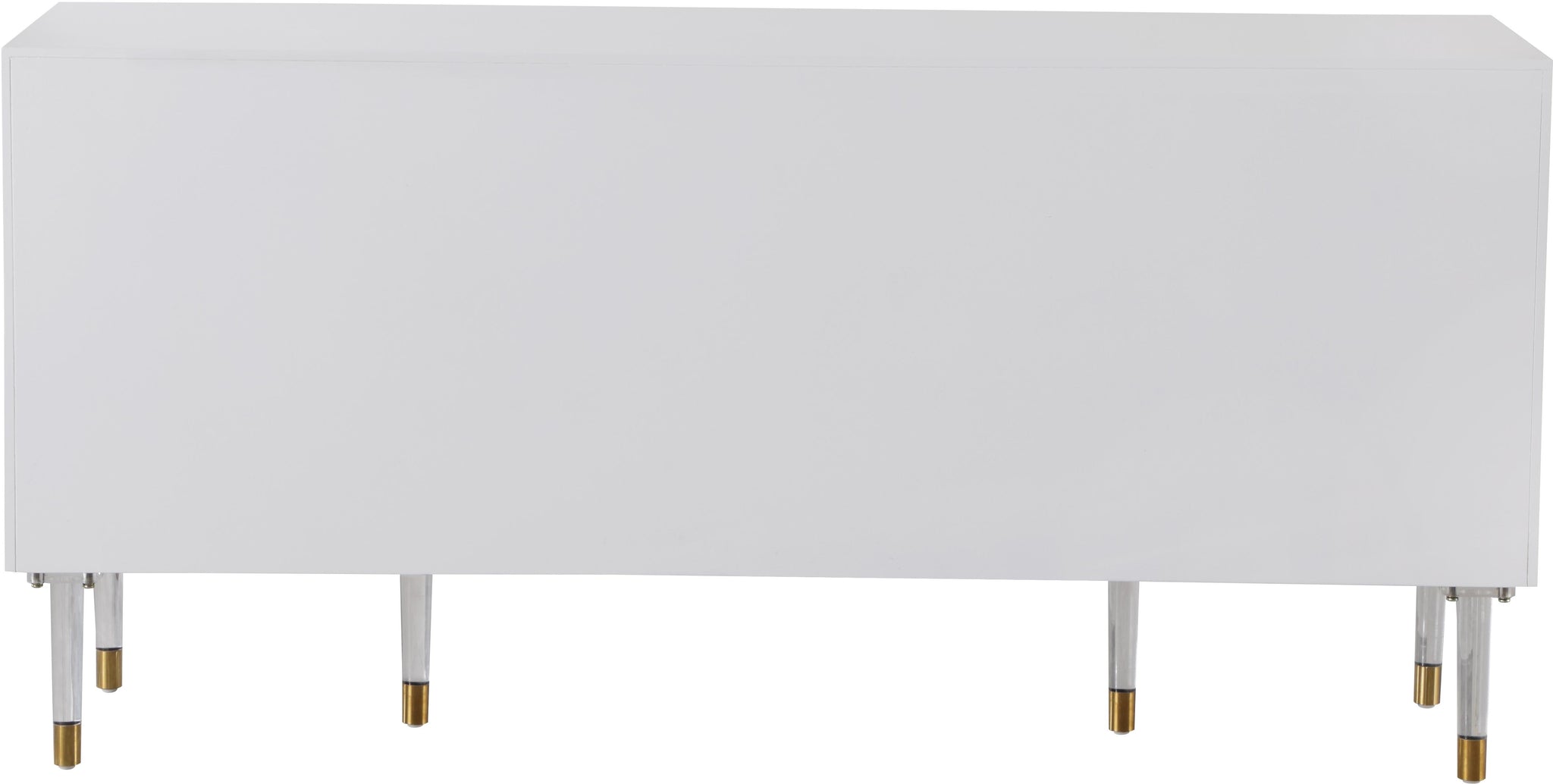 Jive White Lacquer Sideboard/Buffet - Furnish 4 Less 98 (NY)*