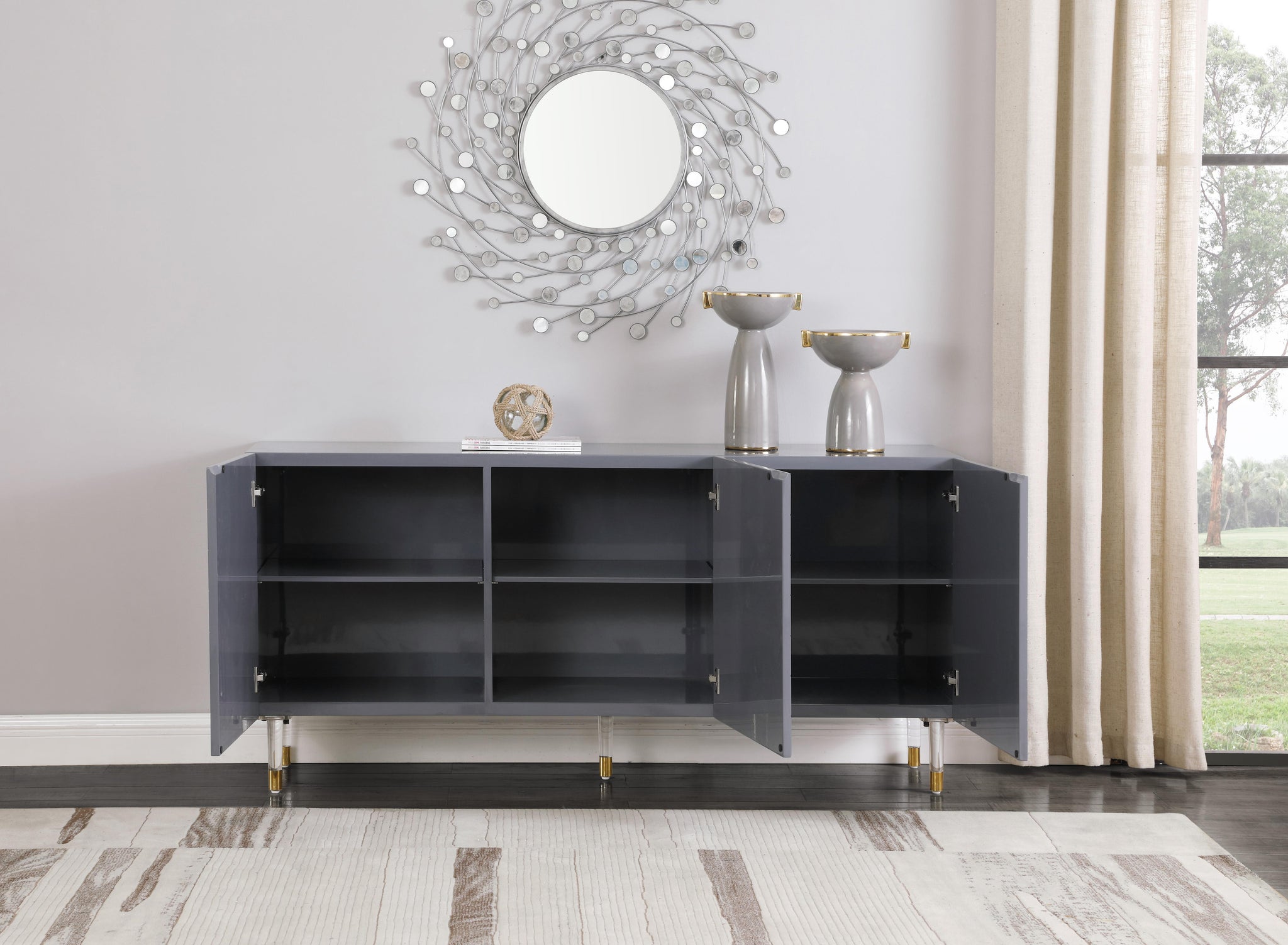 Starburst Sideboard/Buffet - Furnish 4 Less 98 (NY)*