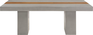 Rio Light Grey Concrete Cement Dining Table (3 Boxes)