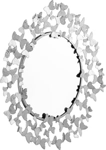 Butterfly Silver Mirror - Furnish 4 Less 98 (NY)*