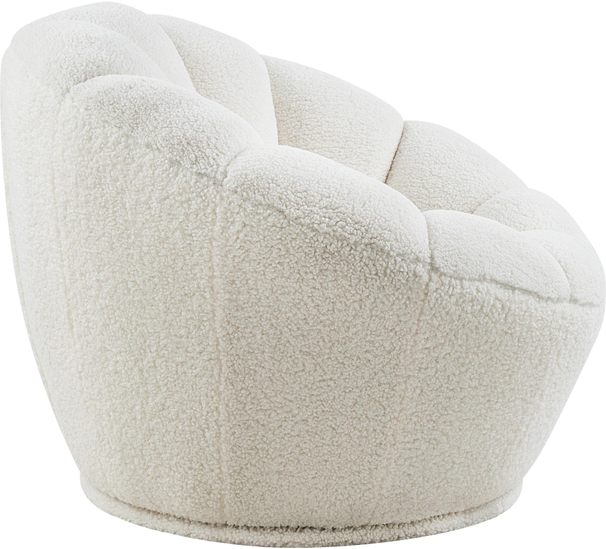 Dream White Faux Sheepskin Fur Accent Chair - Furnish 4 Less 98 (NY)*