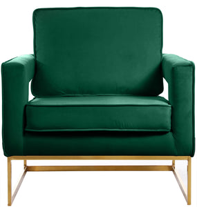 Noah Green Velvet Accent Chair - Furnish 4 Less 98 (NY)*