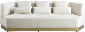 Marquis Cream Velvet Sofa - Furnish 4 Less 98 (NY)*