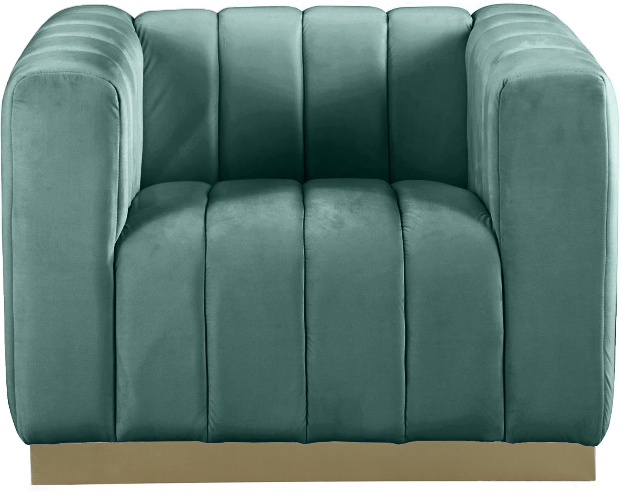 Marlon Mint Velvet Chair - Furnish 4 Less 98 (NY)*