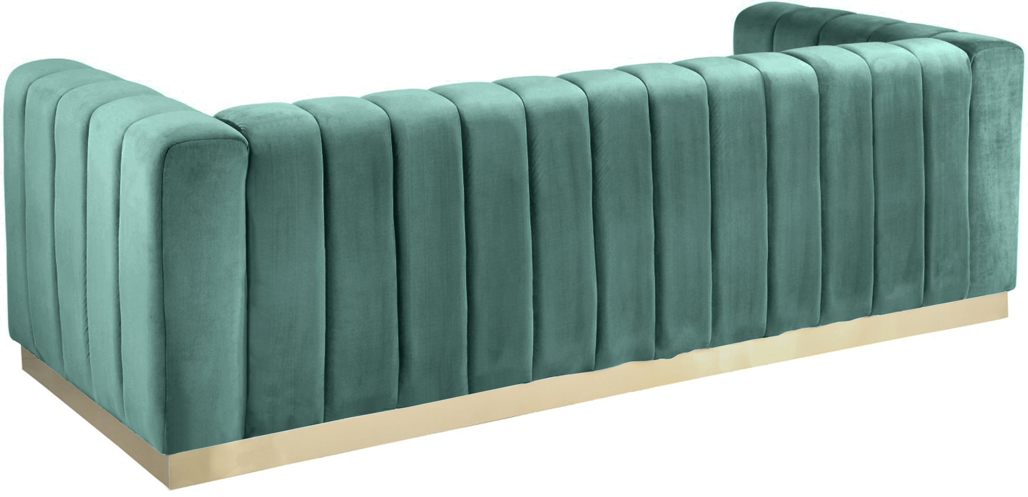 Marlon Mint Velvet Sofa - Furnish 4 Less 98 (NY)*