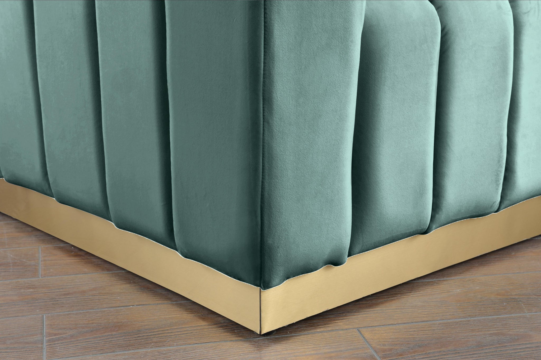 Marlon Mint Velvet Sofa - Furnish 4 Less 98 (NY)*