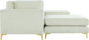 Julia Cream Velvet Modular Sectional (6 Boxes) - Furnish 4 Less 98 (NY)*