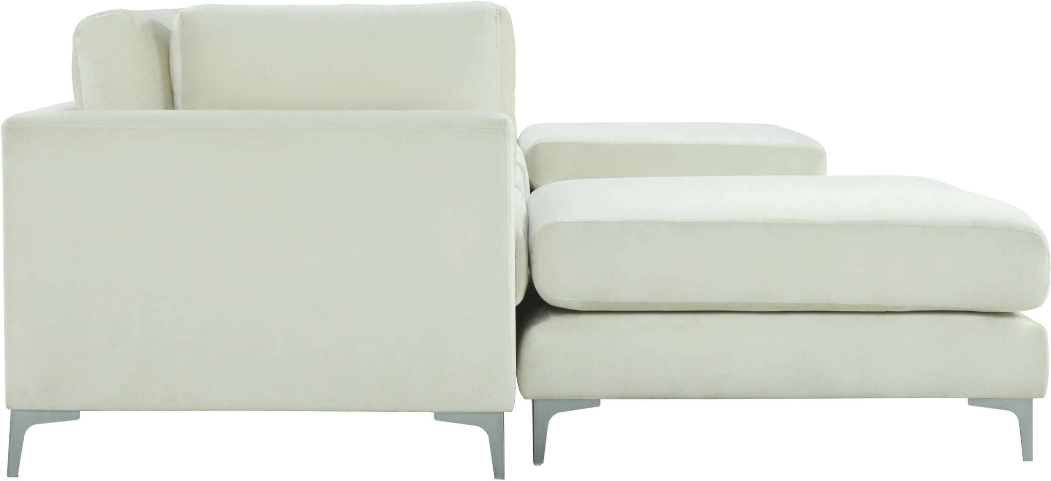 Julia Cream Velvet Modular Sectional (6 Boxes) - Furnish 4 Less 98 (NY)*