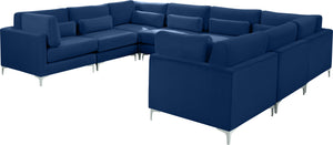 Julia Navy Velvet Modular Sectional (8 Boxes)