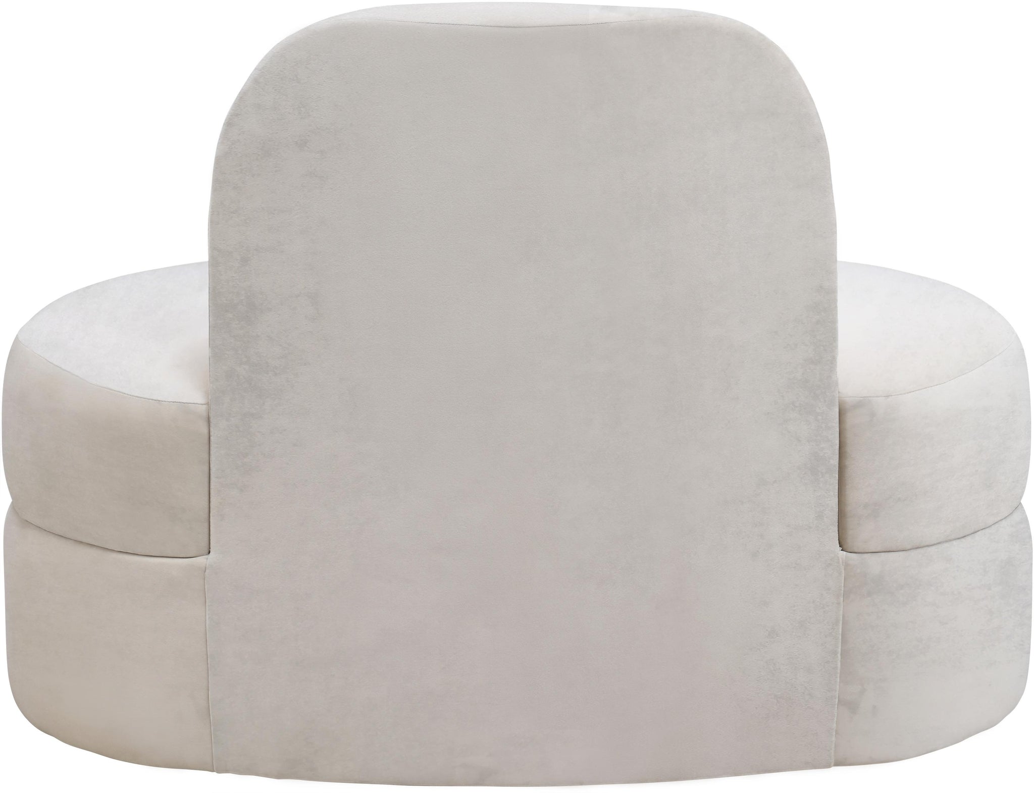 Mitzy Cream Velvet Chair - Furnish 4 Less 98 (NY)*