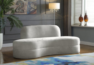 Mitzy Cream Velvet Sofa - Furnish 4 Less 98 (NY)*