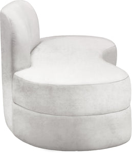 Mitzy Cream Velvet Sofa - Furnish 4 Less 98 (NY)*